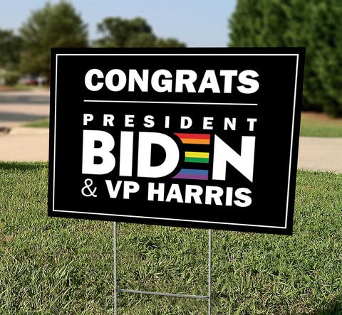 Biden Harris 2020: Congrats