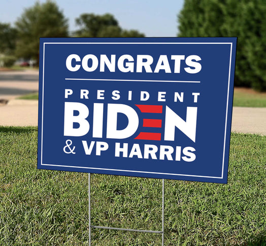 Biden Harris 2020: Congrats