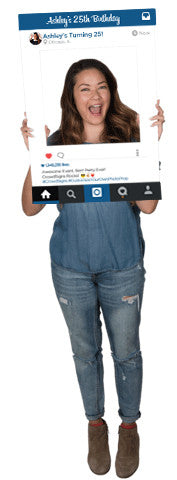 Etsy Instagram (Throwback) Custom Photo Prop  , CrowdSigns
