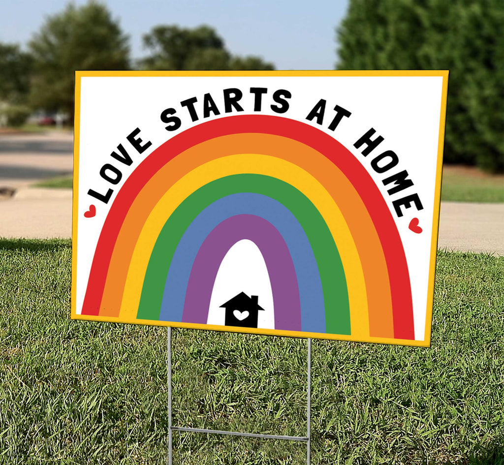 Love Starts At Home (Rainbow)